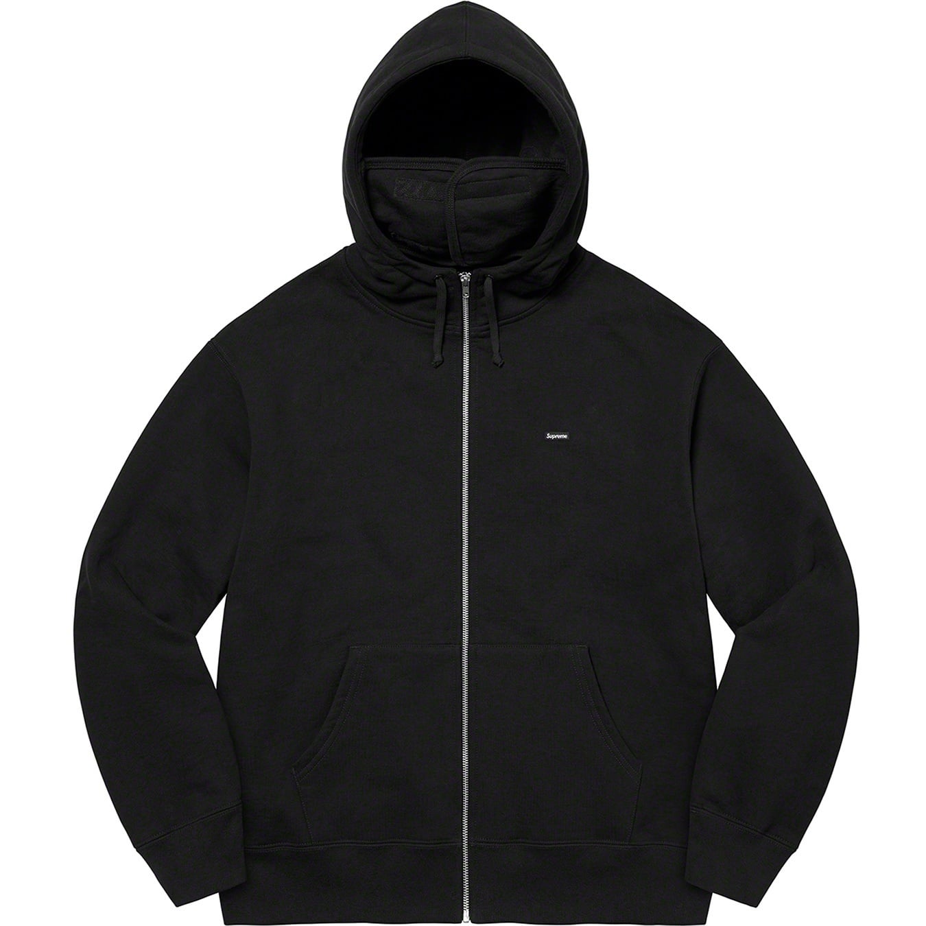 Small Box Facemask Zip Up Hooded Sweatshirt view 5